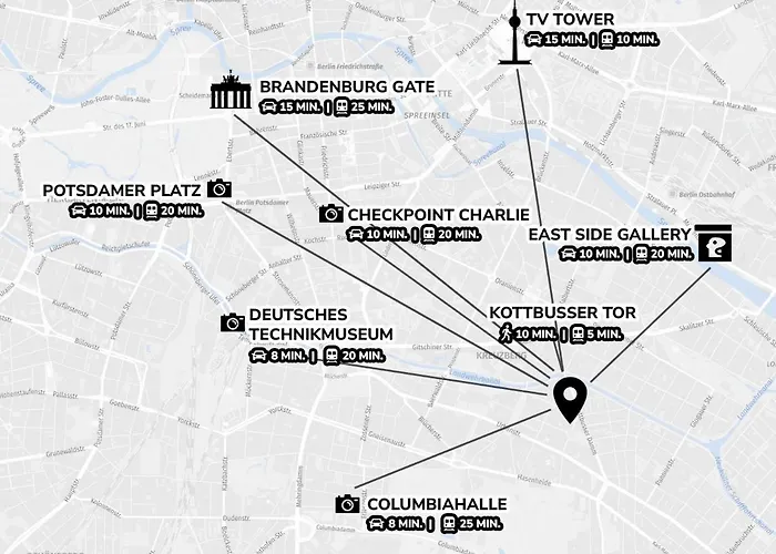 Bevoflats - Live Like A Local - In Kreuzberg, Graefekiez 아파트 베를린